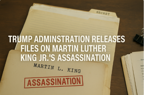 特朗普政府公布马丁·路德·金遇刺档案